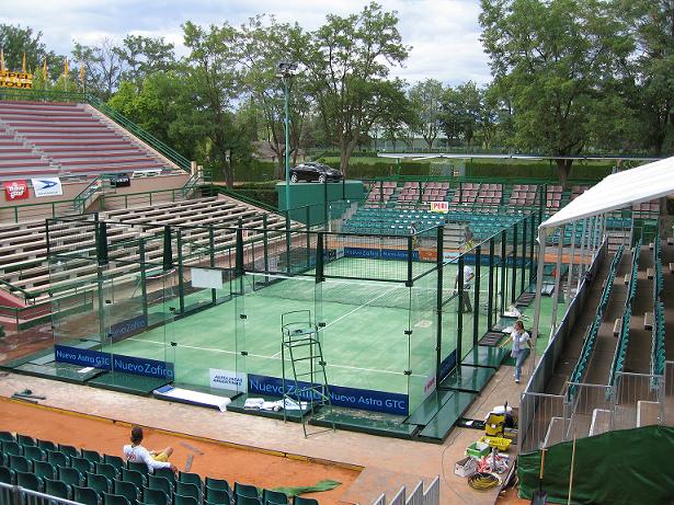 Pista de pádel con vidrio Glasscor Design